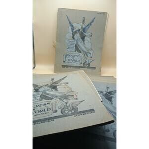 1900's Progress Of the World New York Chicago - Volumes 2-10 & 12-18